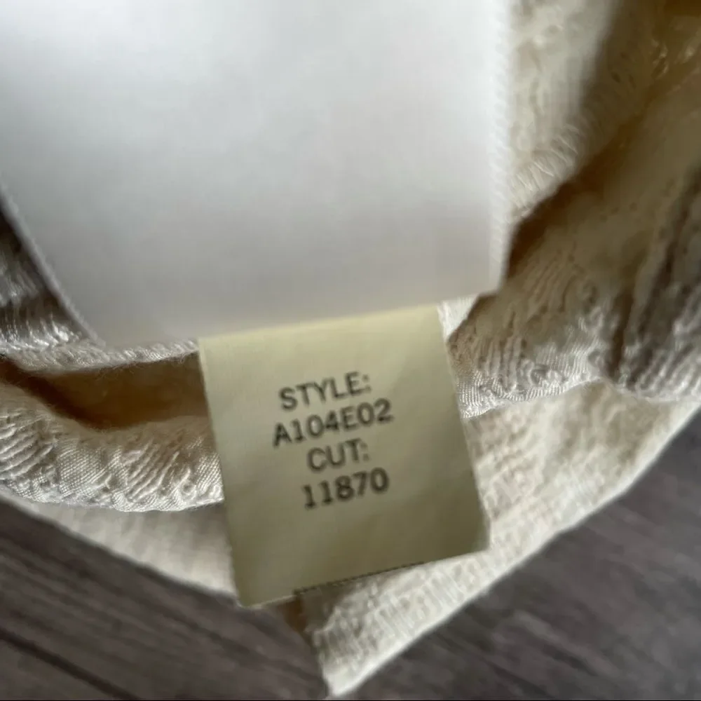 MAX STUDIO Vintage Light Yellow Textured Tailored Dress Shorts